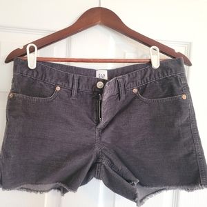 Grey Gap Corduroy Shorts sz4